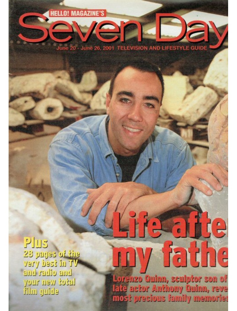 Seven Days Magazine 20th June 2001 (Lorenzo Quinn Cover) Seven Days Magazine 20th June 2001 (Lorenzo Quinn Cover)