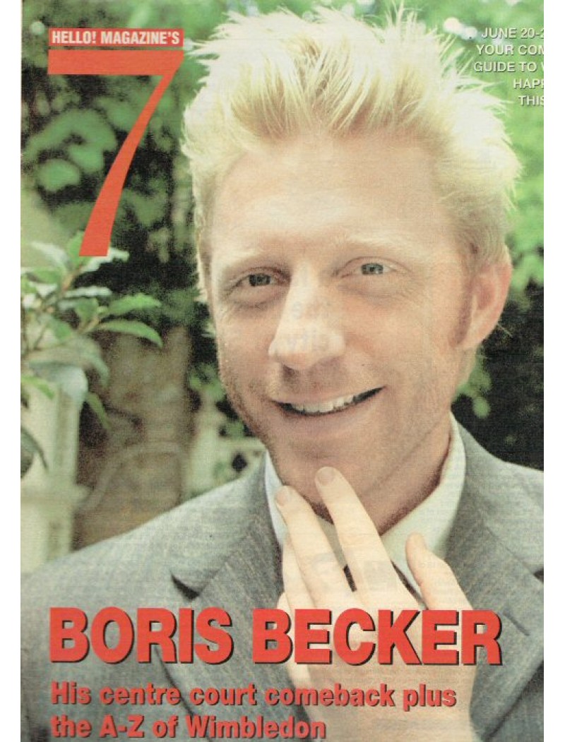 Seven Days Magazine 20th June 2002 (Boris Becker Cover) Seven Days Magazine 20th June 2002 (Boris Becker Cover)