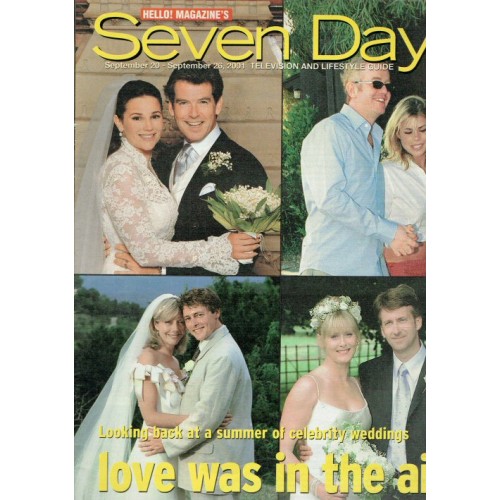 Seven Days Magazine - 2001 20/09/01 (Pierce Brosnan, Billie Piper Cover)