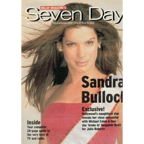Seven Days Magazine - 2001 21/03/01 (Sandra Bullock Cover)
