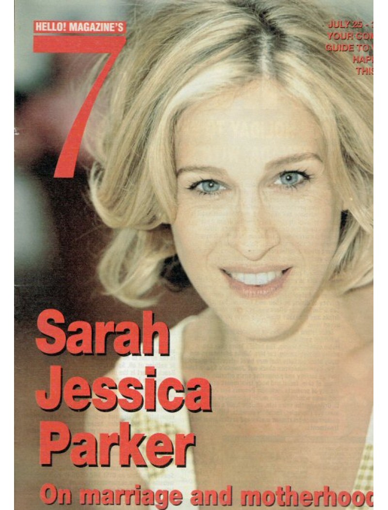 Seven Days Magazine 25th July 2002 (Sarah Jessica Parker Cover) Seven Days Magazine 25th July 2002 (Sarah Jessica Parker Cover)