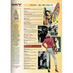 Sky Magazine July 1995 Cameron Diaz
