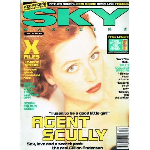 Sky Magazine 1996 10/96 Gillian Anderson