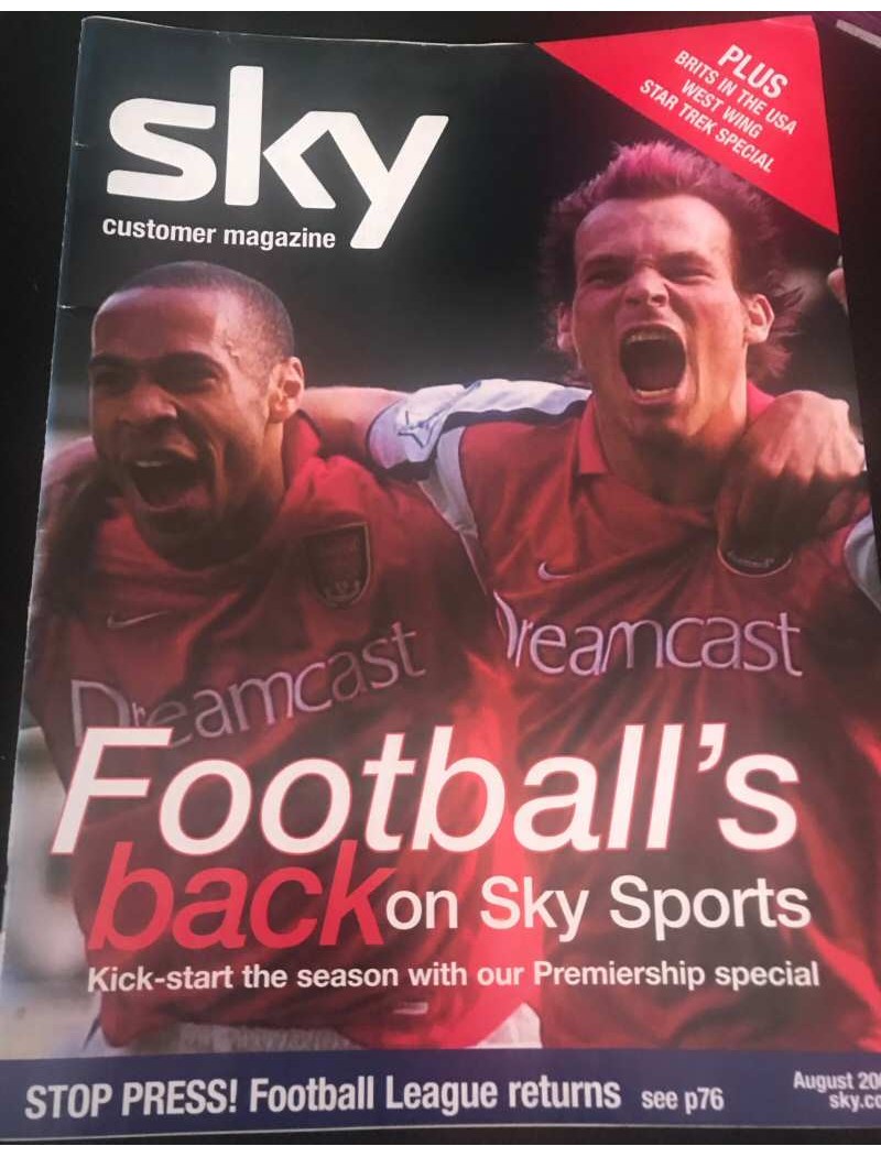 Sky Magazine August 2002 Sky Magazine August 2002