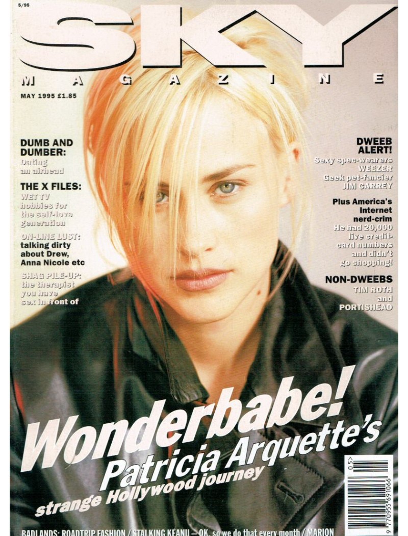 Sky Magazine May 1995 Patricia Arquette