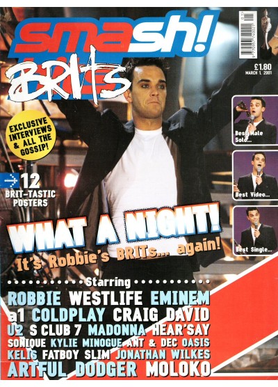 Smash Hits Magazine 1st March 2001