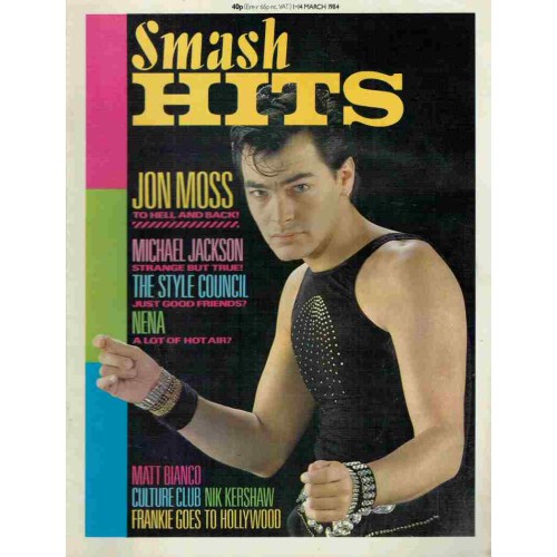 Smash Hits Magazine - 1984 01/03/84