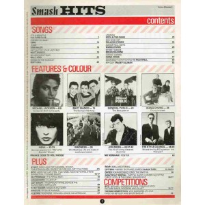 Smash Hits Magazine - 1984 01/03/84