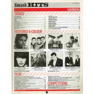 Smash Hits Magazine 1st March 1984 