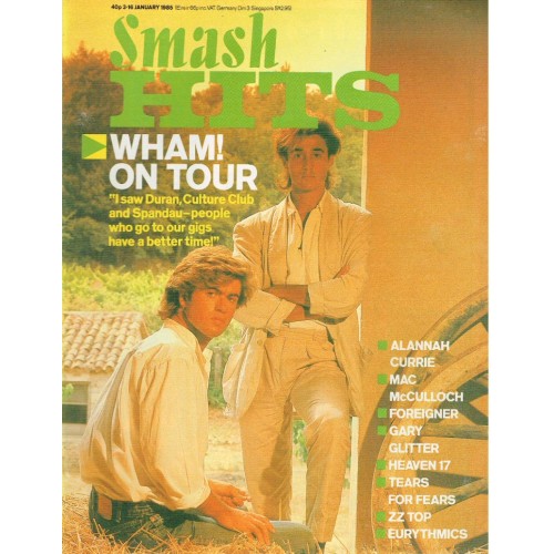 Smash Hits Magazine - 1985 03/01/85