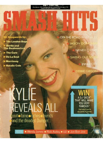 Smash Hits Magazine - 1989 03/05/89 (Kylie Minogue Cover)