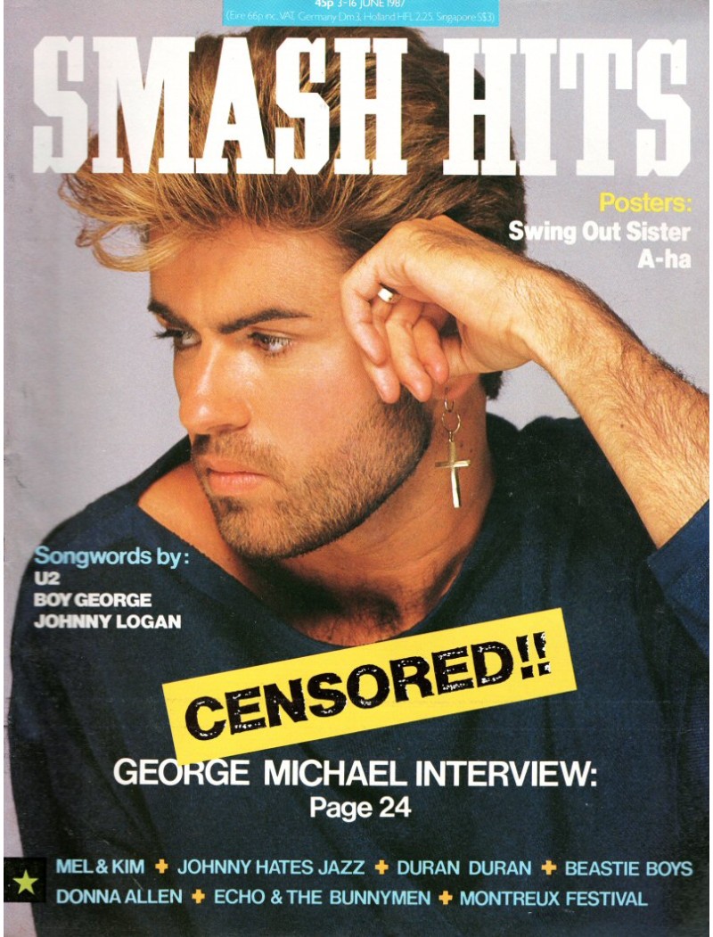 Smash Hits Magazine - 1987 03/06/87 (George Michael Cover) Smash Hits Magazine - 1987 03/06/87 (George Michael Cover)