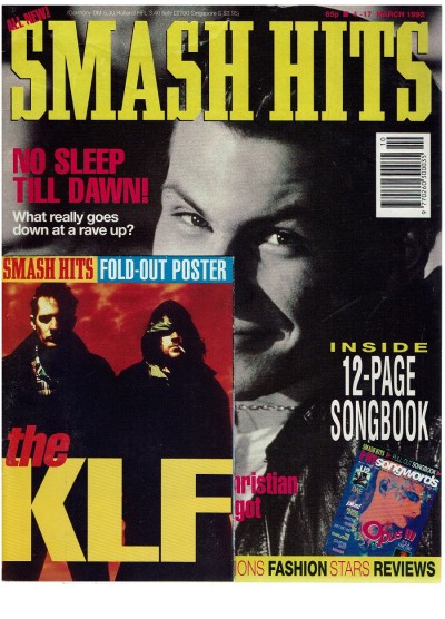 Smash Hits Magazine - 1992 04/03/92