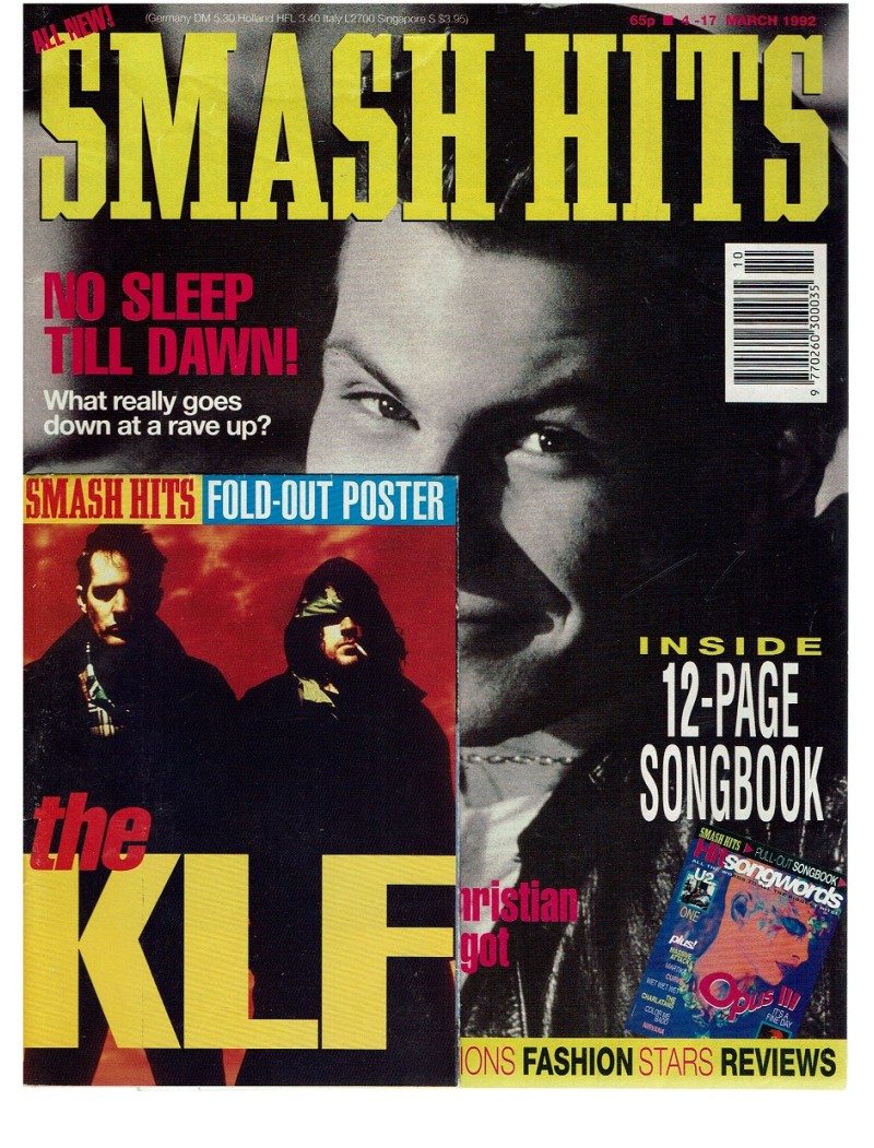 Smash Hits Magazine - 1992 04/03/92