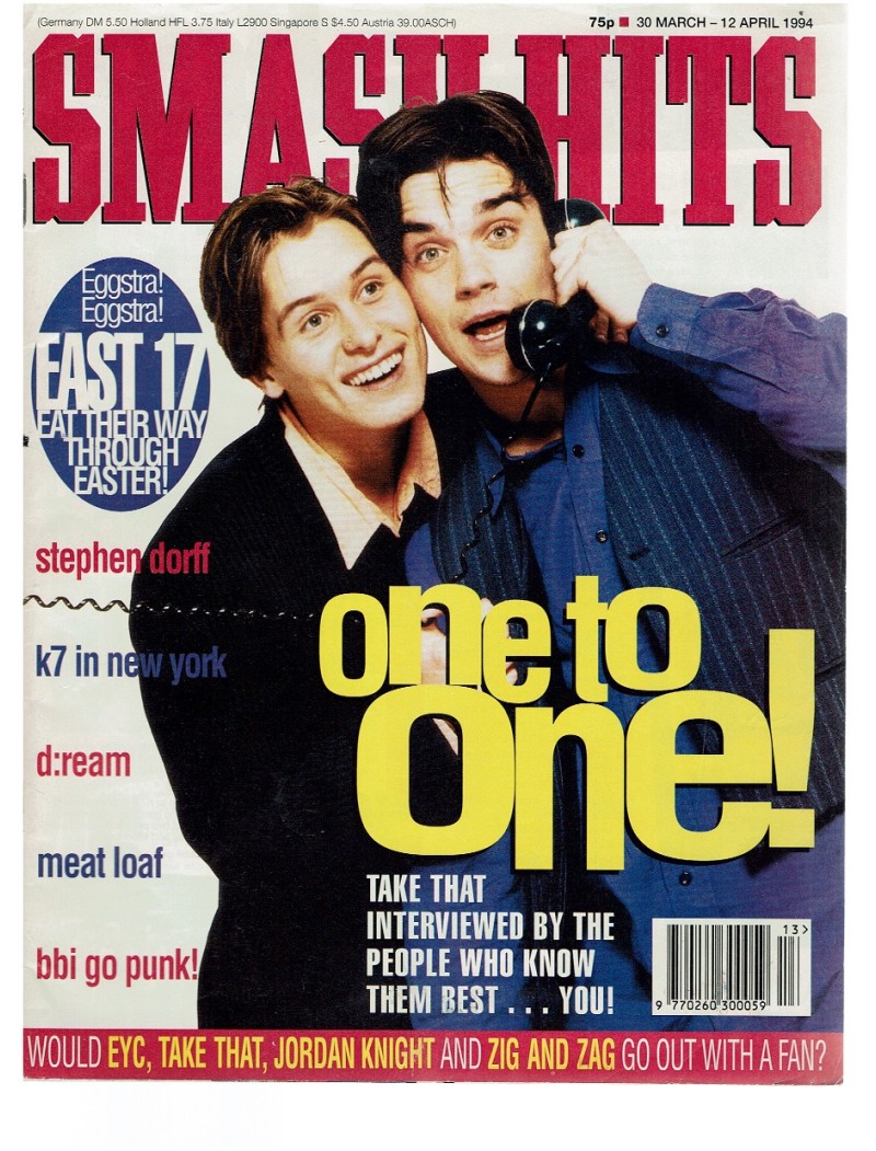 Smash Hits Magazine - 1994 30/03/94