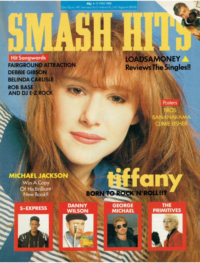 Smash Hits Magazine 4th May 1988 (Tiffany Cover) Smash Hits Magazine 4th May 1988 (Tiffany Cover)