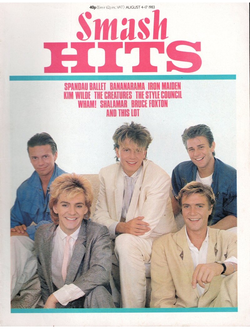 Smash Hits Magazine - 1983 04/08/83 Smash Hits Magazine - 1983 04/08/83
