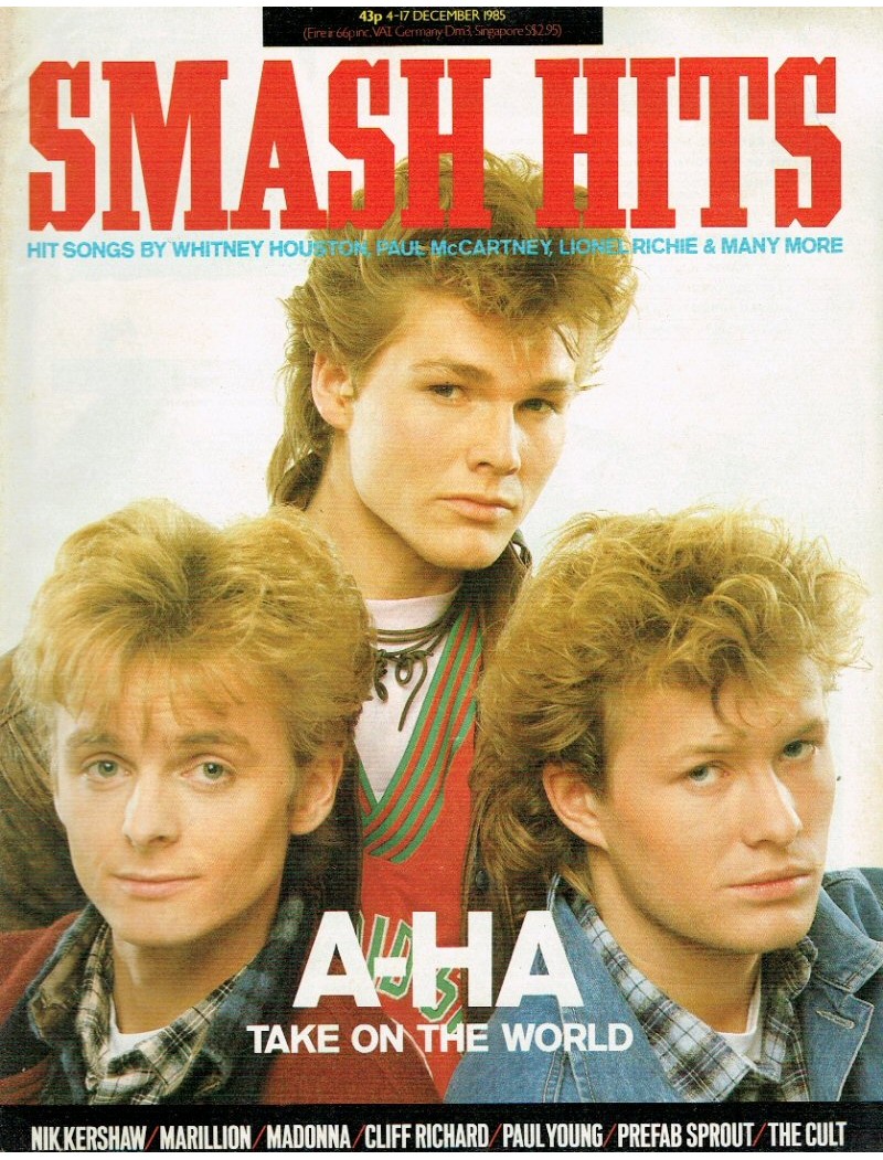 Smash Hits Magazine - 1985 04/12/85 Aha Smash Hits Magazine - 1985 04/12/85 Aha