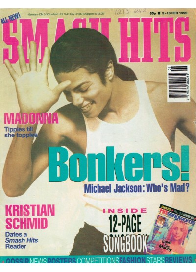 Smash Hits Magazine - 1992 05/02/92 (Michael Jackson Cover)