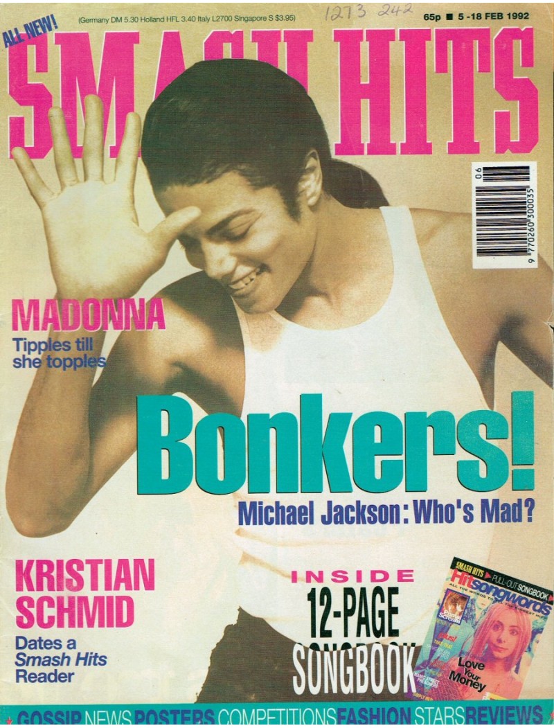 Smash Hits Magazine - 1992 05/02/92 (Michael Jackson Cover)