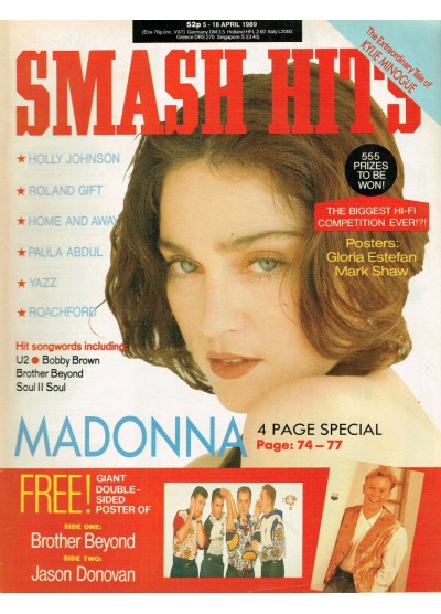 Smash Hits Magazine - 1989 05/04/89 (Madonna Cover)
