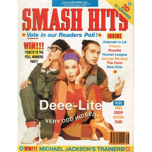 Smash Hits Magazine - 1990 05/09/90 Deee Lite Human League Adamski Poison