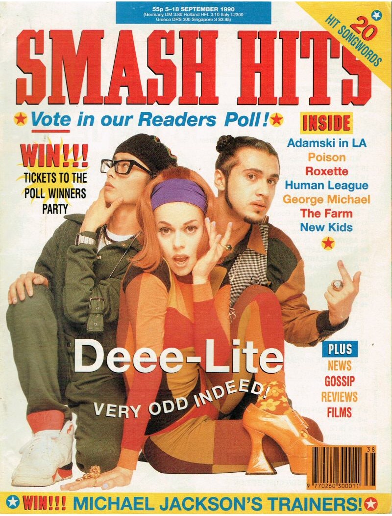 Smash Hits Magazine - 1990 05/09/90 Deee Lite Human League Adamski Poison