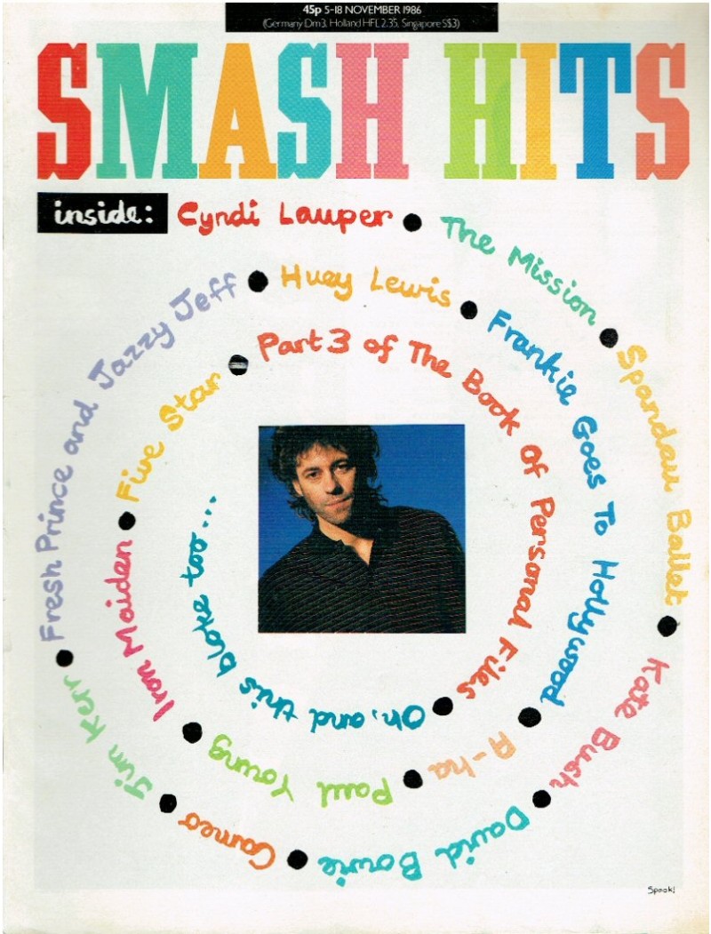 Smash Hits Magazine - 1986 05/11/86 Smash Hits Magazine - 1986 05/11/86