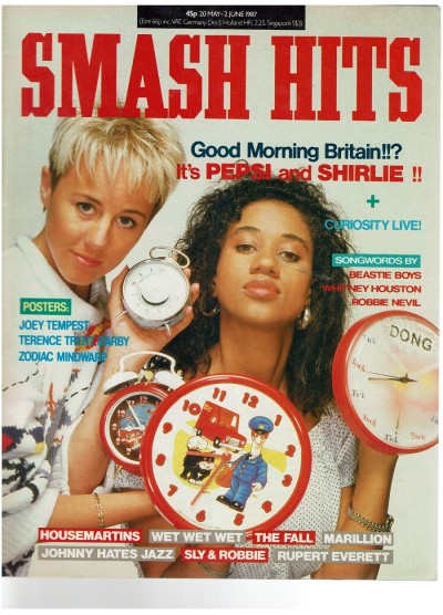 Smash Hits Magazine - 1987 20/05/87