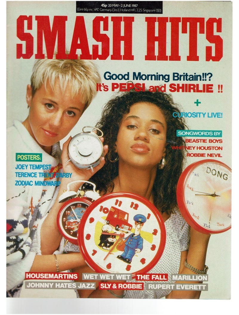 Smash Hits Magazine - 1987 20/05/87