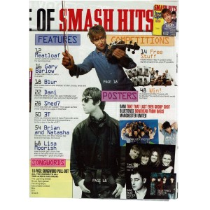 Smash Hits Magazine 8th May 1996 Meatloaf Gary Barlow Take That Shane Richie