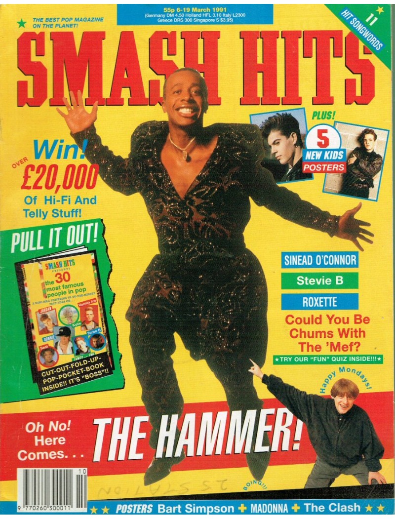 Smash Hits Magazine - 1991 06/03/91 (MC Hammer Cover)