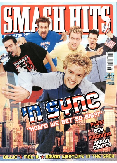 Smash Hits Magazine 6th September 2000