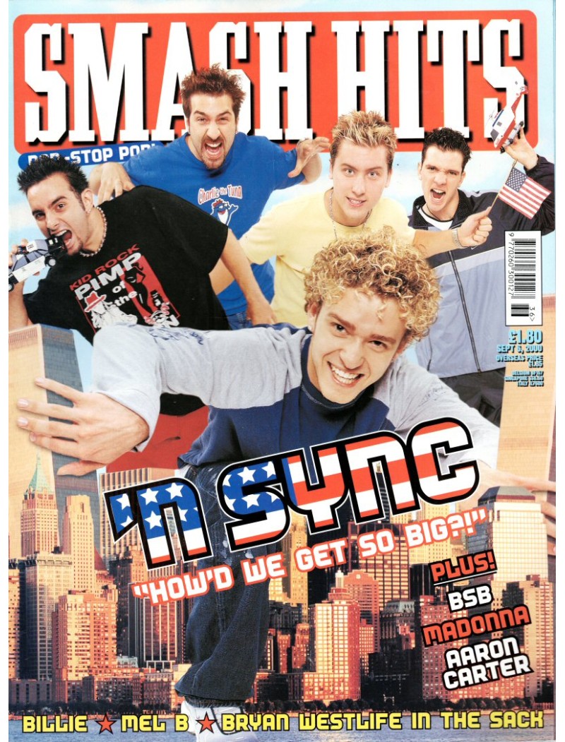 Smash Hits Magazine 6th September 2000 Smash Hits Magazine 6th September 2000