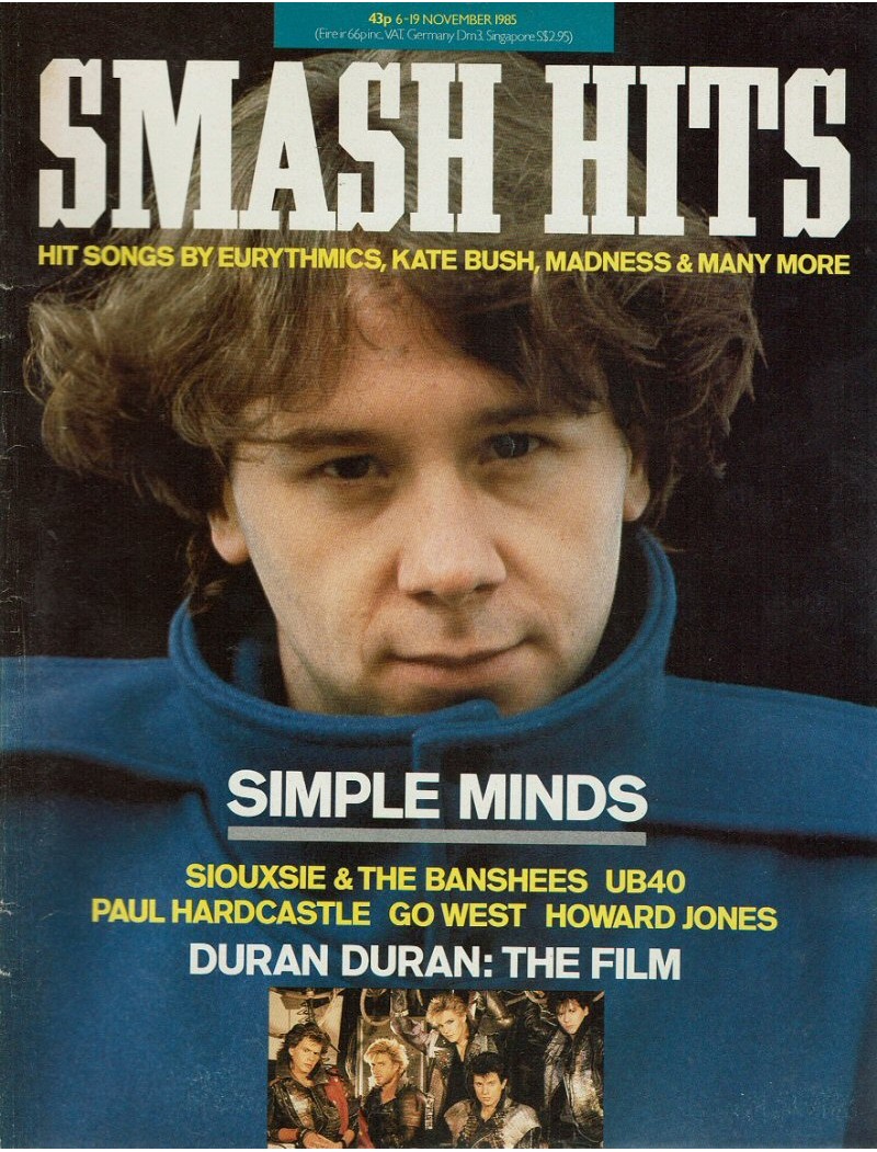 Smash Hits Magazine - 1985 06/11/85