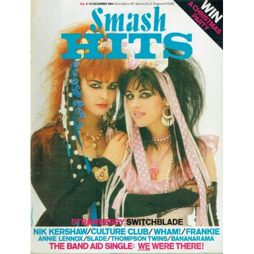 Smash Hits Magazine - 1984 06/12/84 Strawberry Switchblade