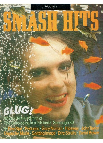 Smash Hits Magazine - 1986 07/05/86 Robert Smith