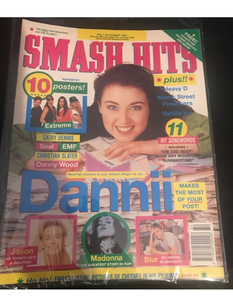Smash Hits Magazine - 1991 07/08/91 (Dannii Minogue)