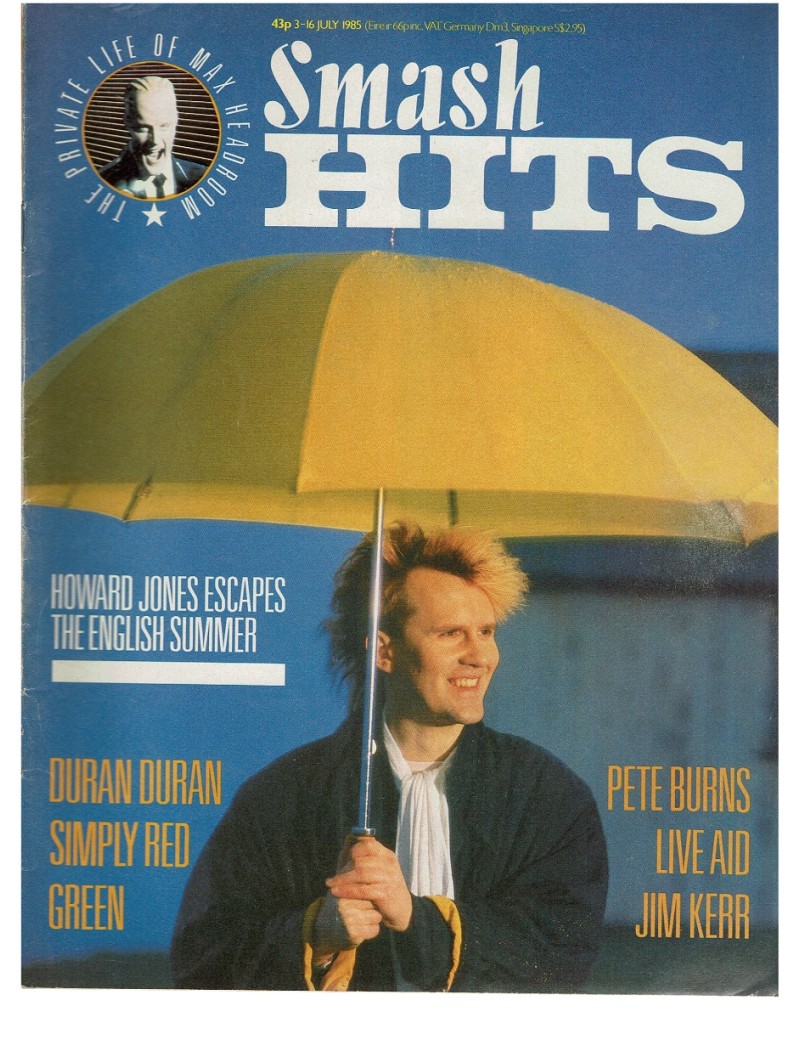 Smash Hits Magazine 3rd July 1985
