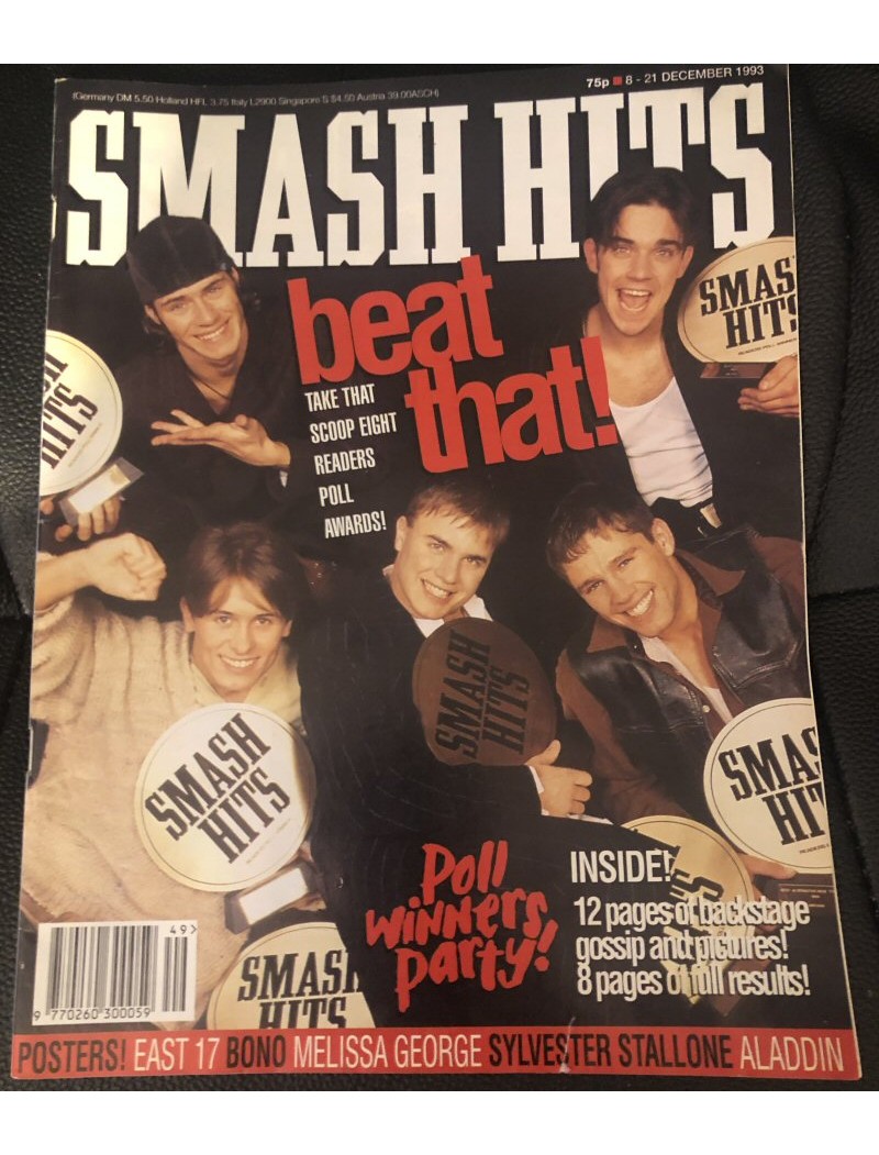 Smash Hits Magazine - 1993 08/12/93