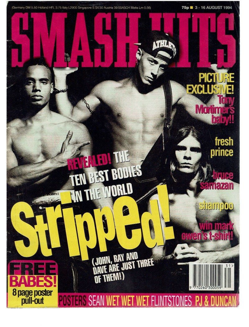 Smash Hits Magazine 3rd August 1994 