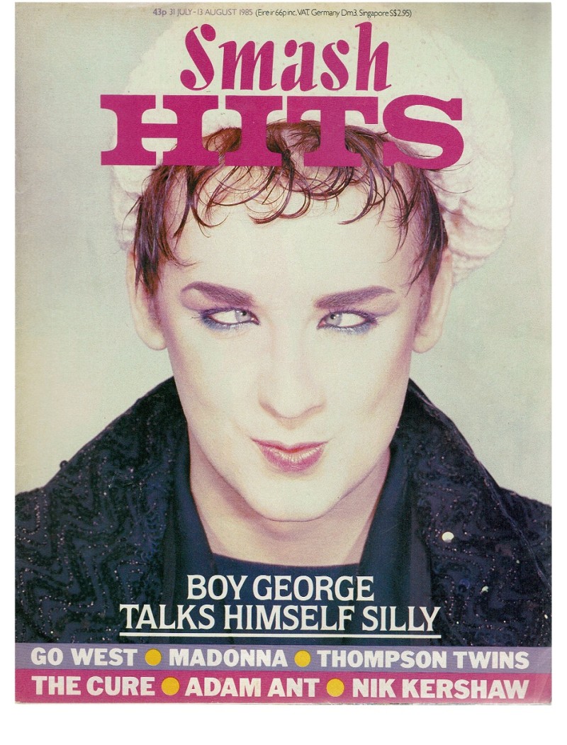 Smash Hits Magazine - 1985 31/07/85