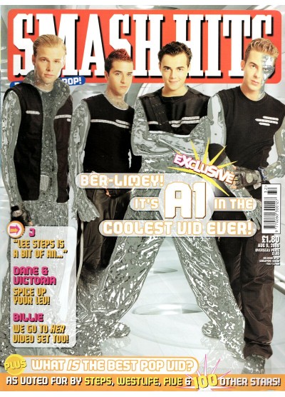 Smash Hits Magazine 9th August 2000