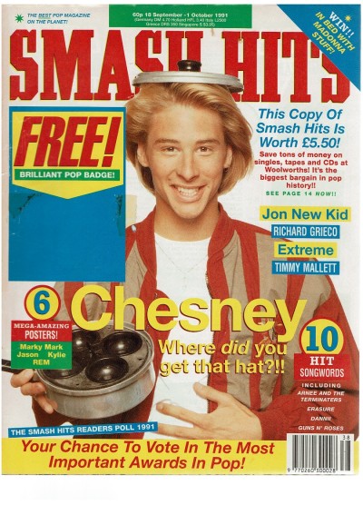 Smash Hits Magazine - 1991 18/09/91