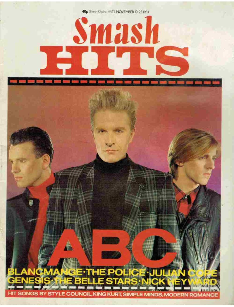 Smash Hits Magazine - 1983 10/11/83
