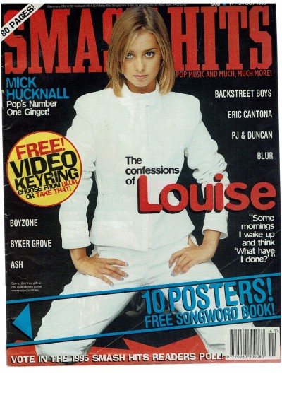 Smash Hits Magazine 11th October 1995 Louise Nurding Danny Dyer Mark Owen Boyzone Ant & Dec FREE GIFT