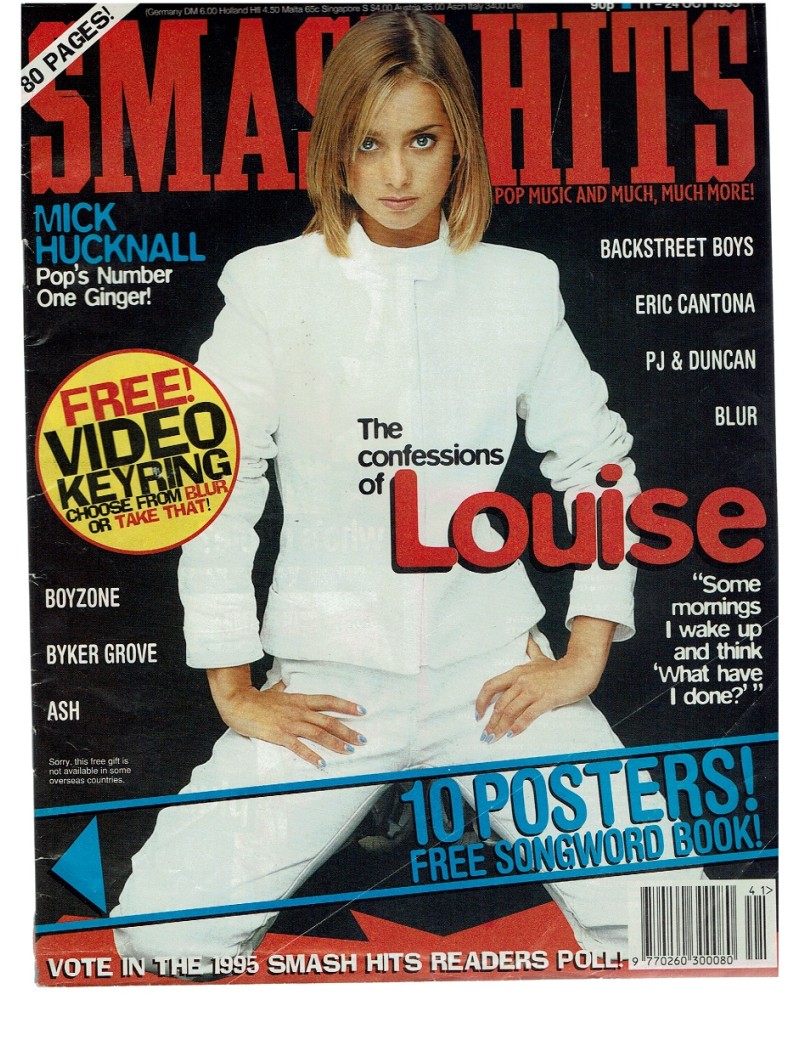 Smash Hits Magazine 11th October 1995 Louise Nurding Danny Dyer Mark Owen Boyzone Ant & Dec FREE GIFT