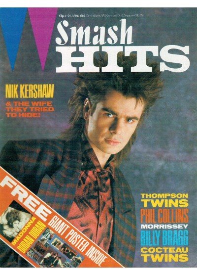 Smash Hits Magazine 11th April 1985