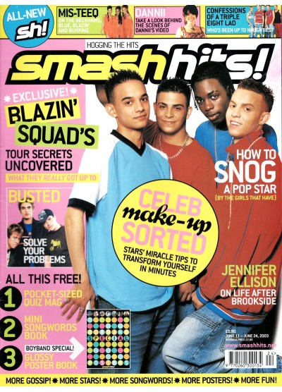 Smash Hits Magazine 11th June 2003