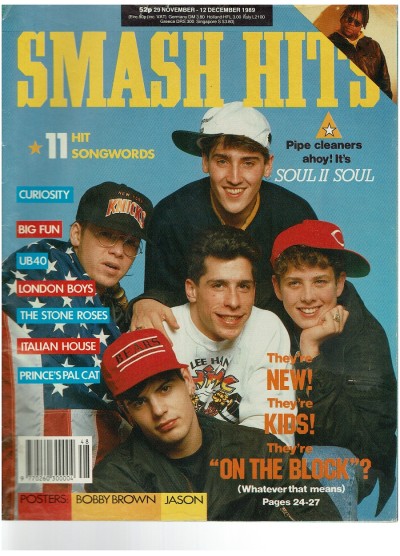 Smash Hits Magazine - 1989 29/11/89